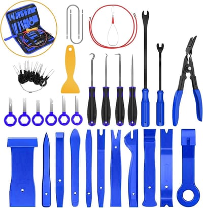 Trim Verwijderingsset - Paneel Gereedschap - Auto Reparatie - 40 Delige Kit - N.v.t. - Blauw