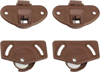 KAD® Deurknop - 2 Stuks - Deurbeslag - Deurbeslag Buitendeur - Bruin - 29cm x 4cm x 5cm