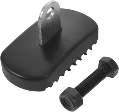 Antislip Laddervoeten - Ladderkappen Vervanging - Vloer Beschermen - Robuuste Constructie - 9.3x5.5x5CM - Zwart