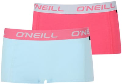 Dames boxershorts | Shorty | Uni | Merk: O’Neill | Kleur: Roze - Blauw | Maat: S t/m XL | 6 pack
