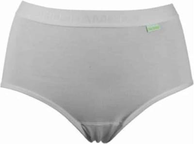 Boru Bamboo - Dames Slip - Wit - S - Bamboe Ondergoed - Anti-Bacterieel - Ademend - Zijdezacht - 2320