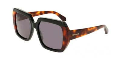 Ferragamo SF2081S Black/tortoise 56/17/145 WOMAN Zonnebrillen