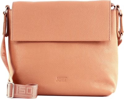 JOST Leren Schoudertas Vika Crossbody Bag Apricot Oud roze