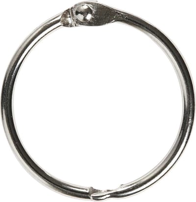 Creotime Boekbindersring 32 Mm 8 Stuks Zilver