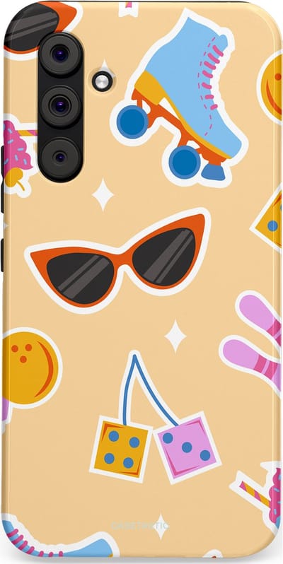 Casetastic Hoesje Geschikt voor Samsung A54 (5G) - Stijlvolle Beschermende Duo-layer Case - Milkshake vibes