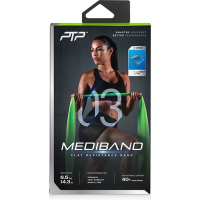 PTP - Mediband - Medium - 15 x 180 cm - Sportelastiek - Weerstandsband - Mobiliteitstraining
