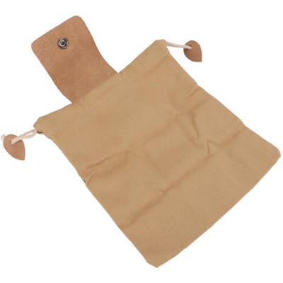 Sac de cueillette en toile Sac de glanage de fruits Pochette à outils à suspendre à la taille Pochette de rangement pour légumes de jardin brown