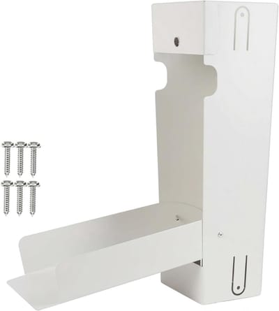 Regentonomleider kunststof wit - regentonopvangsysteem voor regentonen, geschikt voor standaard regenpijpen van 7,5 x 10 cm