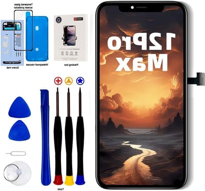LCD Vervangingsscherm voor iPhone 12 Pro Max 6.7 Inch - Full HD Touchscreen Digitizer met Complete Reparatieset en Waterdichte Lijm