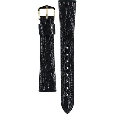Hirsch 18920850-1-18 Genuine Croco Horlogeband
