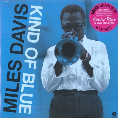 Disque LP MILES DAVIS - Kind Of Blue (Le Mono & Stéréo Ver 772359 WaxTime 2024 Royaume-Uni & Europe Jazz