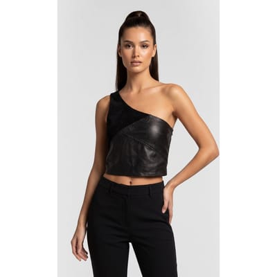 IRO Paris Volkana Top Black Maat: 34 | Mouwloze Tops Outlet | Dames | Zwart