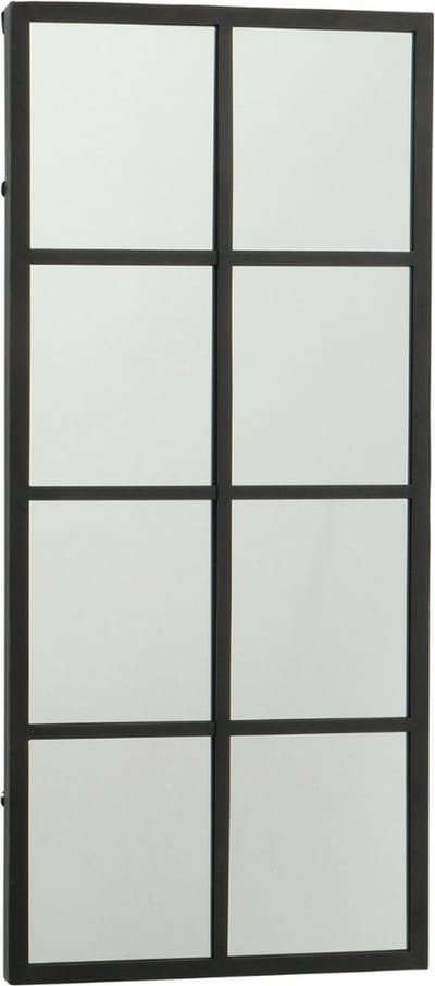 Grote Wandspiegel Zwart Modern 45x100 cm