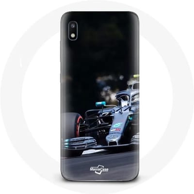 Hoesje voor Samsung Galaxy A10 Formule 1 Valtteri Bottas F1 Racing Driver Zwart zwart