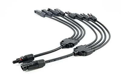 Flexibele Y-connectoren voor zonnepanelen - 2 tot 6-voudige koppeling, waterdicht en UV-bestendig