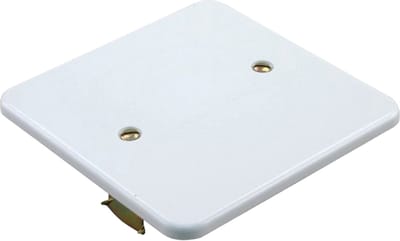 Vimar Blindplaat - Muurplaat - Afdekplaat Vierkant met Klem - 100x100 - Wit