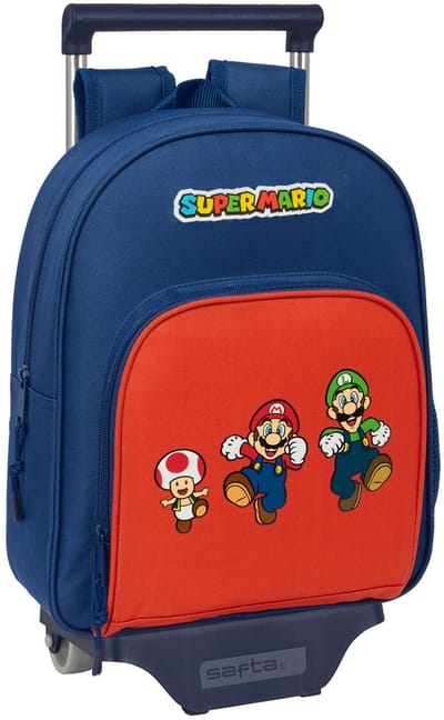 Schoolrugzak Super Mario Mamma mia Rood Marineblauw 28 x 34 x 10 cm