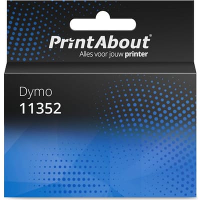 PrintAbout huismerk 11352 (S0722520) Multipack (54 mm x 25 mm) 5 rollen Geschikt voor Dymo