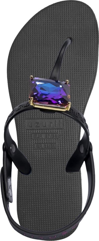 Uzurii | Teenslippers | Dames | Zwart | Maat 39/40