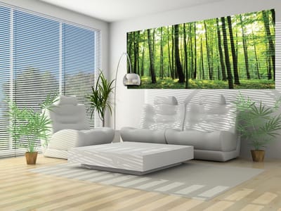 Forest Trees GreenNature Photo Wallcovering