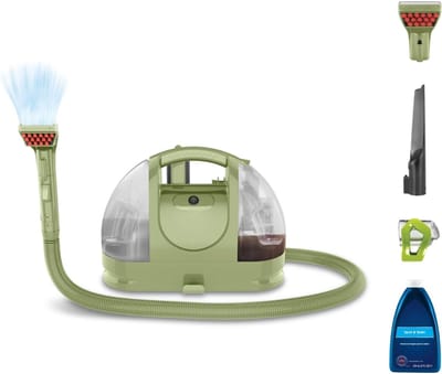 QORA® Tapijtreiniger machine - Tapijtreiniger - Tapijtreiniger apparaat - Groen - ‎46cm x 24cm x 35cm