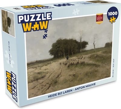 Puzzel Heide bij Laren - Anton Mauve - Legpuzzel - Puzzel 1000 stukjes volwassenen