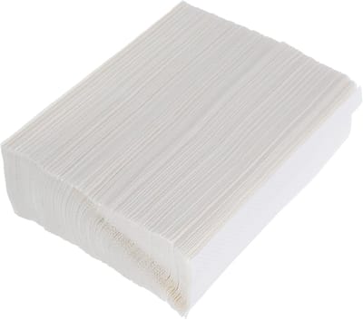 Papieren Handdoeken - Keukenpapier Doekjes - Huishoudelijk Gebruik - Verdikt Absorberend - 200 Vel - Wit