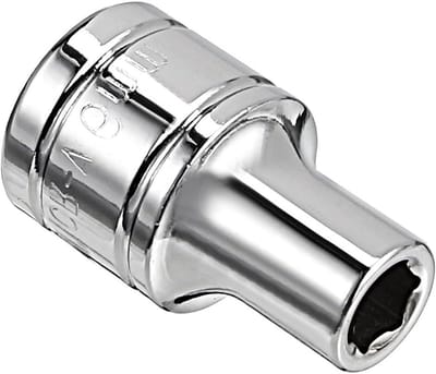 6mm 6-Punt Korte Dopsleutel voor Auto- en Huishoudelijk Gebruik, Cr-V Materiaal, 3/8-Inch Aandrijving