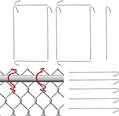 Hekwerk Draad Banden - Aluminium Verbinding - Buitenruimte Bevestigen - Soepel Buigbaar - 100 Stuks - Aluminium