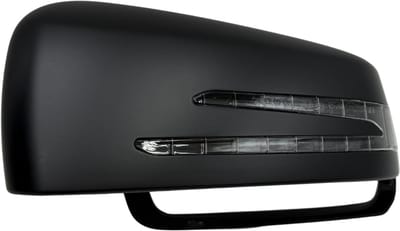 BILMAX Linker Spiegelkap met Richtingaanwijzer – Voor Mercedes W176, W246, W242, W204, W212, W221 – Zwart Getextureerd (Bestuurderszijde)
