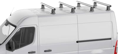 Dakdragers geschikt voor Citroën Jumpy II 2007-2016 Menabo Professional Airdyn aluminium - 4 dragers