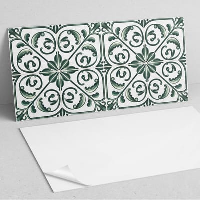 Coloray Wandpanelen Zelfklevend - Plantenpatroon met versieringen PVC Wandpaneel - 100 cm x 50 cm - Groente Wandbekleding Zelfklevend - 1 stuk - Texturen Wandpanelen Zelfklevend - Wandpanelen Keuken - Wandpaneel Badkamer