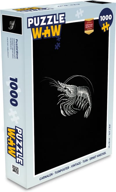 Puzzel Garnalen - Vintage - Ernst Haeckel - Dieren - Kunst - Legpuzzel - Puzzel 1000 stukjes volwassenen