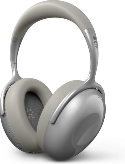 Kef - Mu7 Draadloze hoofdtelefoons met Smart Active Noise Cancellation - zilver