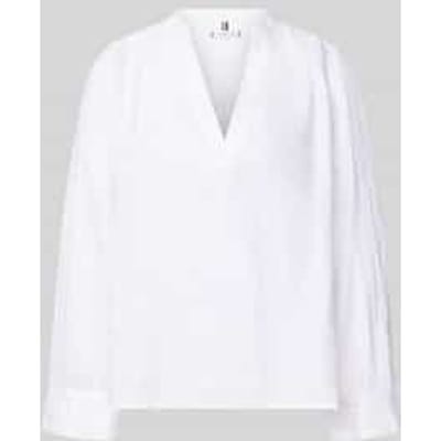 relaxed fit linnen blouse van puur linnen