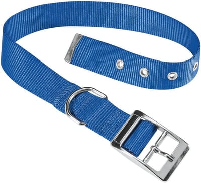 Verstelbare Hondenhalsband van Nylon - Blauw - 45 tot 53 cm