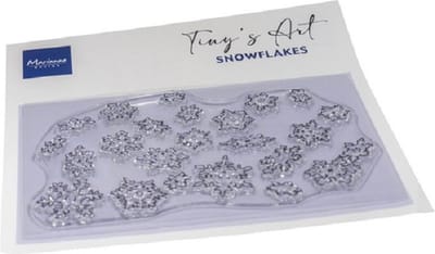 Marianne D Clear Stamps Tiny's Art - Sneeuwvlokken TC0916 130x85mm (10-23)