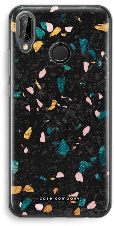 Case Company® - Hoesje geschikt voor Huawei P20 Lite hoesje - Terrazzo N°10 - Soft Cover Telefoonhoesje - Bescherming aan alle Kanten en Schermrand