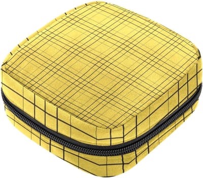 Maandverband Opbergtas - Periode Kit - Persoonlijke Spullen - Zacht En Duurzaam - 17x17x12 cm - Meerkleurig