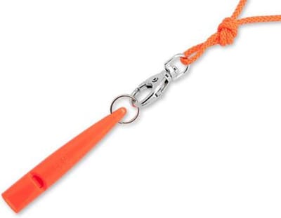 ACME Hondenfluit 211 ½ met koord Neon Oranje