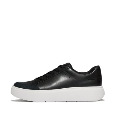 FitFlop Rtg Leather/Suede Sneakers Dames Sneakers - Zwart