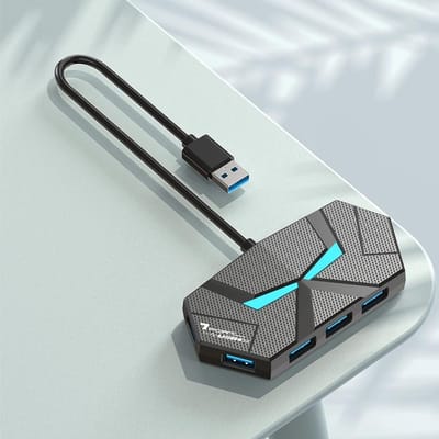 7 Poorten USB 3.0 HUB Type C Docking Station 5Gbps Hoge Snelheid Transmissie Splitter Adapter Voor Laptop Harde Schijf Muis Toetsenbord