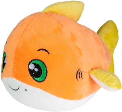 Tactic Save the Sea Vis "Fisu" Fisu – Duurzame Knuffel 10x10x6,7 cm – Gemaakt Van 4-7 Gerecyclede PET Flessen – Inclusief Adoptiecertificaat – Educatief Speelgoed Vanaf 0 Jaar – Ecologisch Pluche – 100% Recyclebaar – Bescherm de Zee – Met Gratis App