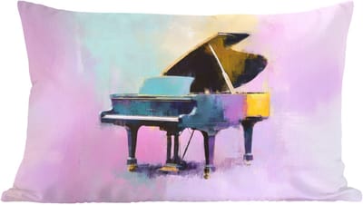 Sierkussens - Kussentjes Woonkamer - 60x40 cm - Piano - Pastel - Elegant - Dromerig
