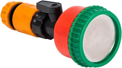 Tuinslang Spuit - Verstelbaar Mondstuk - Buitenklusjes Vereenvoudigen - Efficiënte Lekpreventie - 16 Centimeter - Grijs