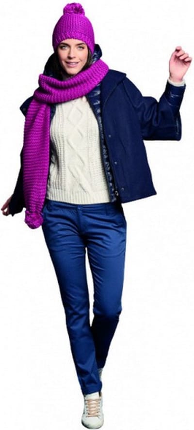 Sorbetto Accessori - Sjaal Celine - Dames - 180 x 23 cm - Paars