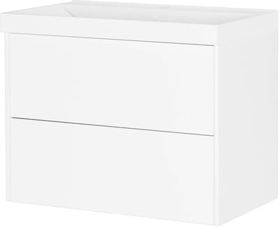 Wastafelkast Rain Wit - Breedte 81 cm - Hoogte 65 cm - Diepte 46 cm