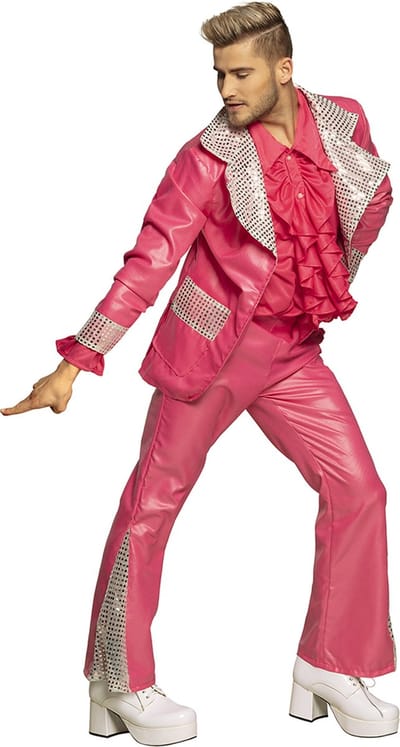 Boland - Kostuum Disco king (50/52) - Volwassenen - Danser/danseres - 80's & 90's - Disco