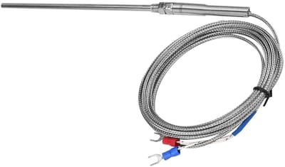K-type thermokoppel 150 mm sonde voor temperatuurregelaar - Roestvrijstalen sensor - Draadtype K - Meetbereik 0-400 ℃