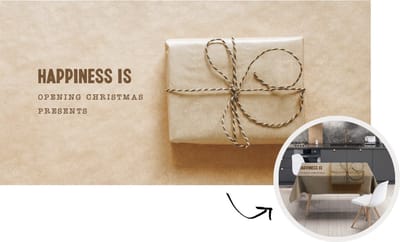 Kerst Tafelkleed - Kerstmis Decoratie - Tafellaken - Kerst - Cadeau - Quote - 300x150 cm - Kerstmis Versiering